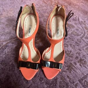 Miu Miu t strap heels